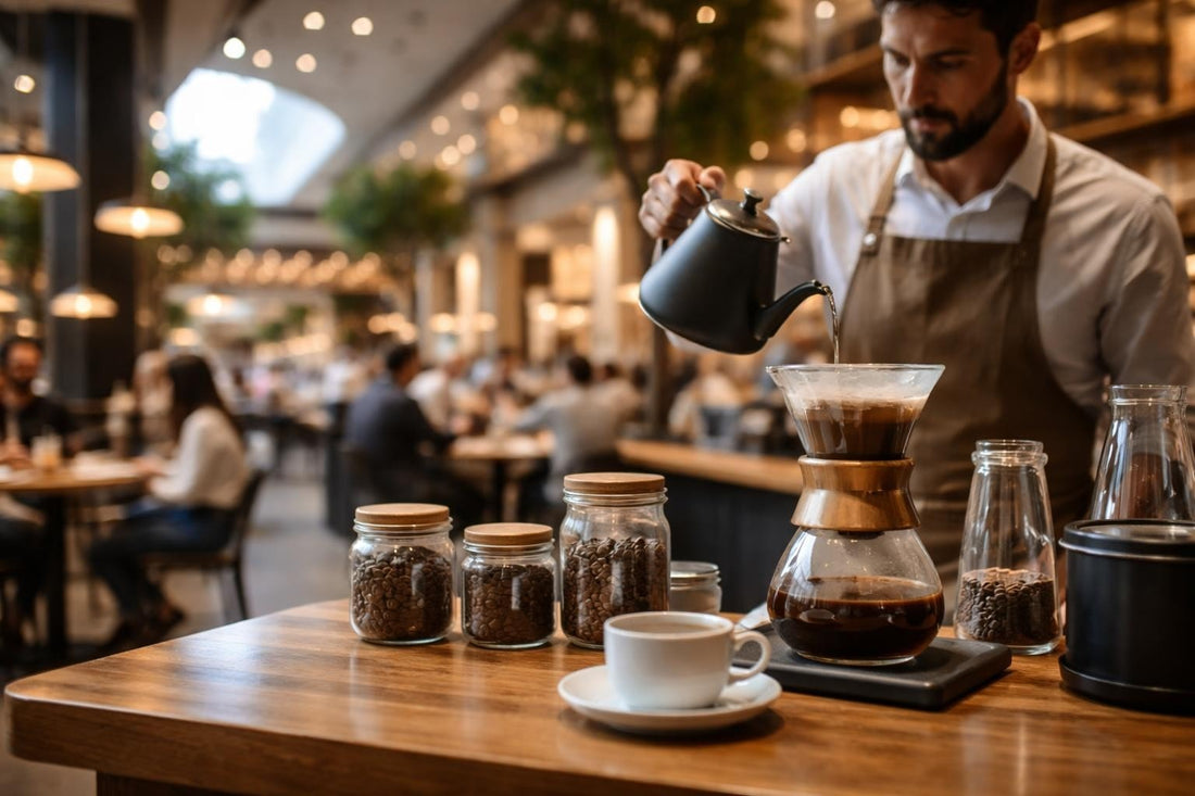 Caerus Specialty Coffee Bistro Podium Experience